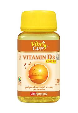 VitaHarmony Vitamín D3 1.000 m.j. (25 μg) - 150 tob.