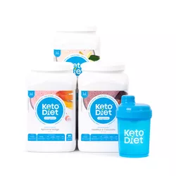 KetoDiet Proteínová kaša s jablkami a so škoricou (7 porcií) - 100% keto diéta