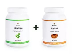 Balík Imunita (Moringa 120 kapsúl + Reishi 90 kapsúl)