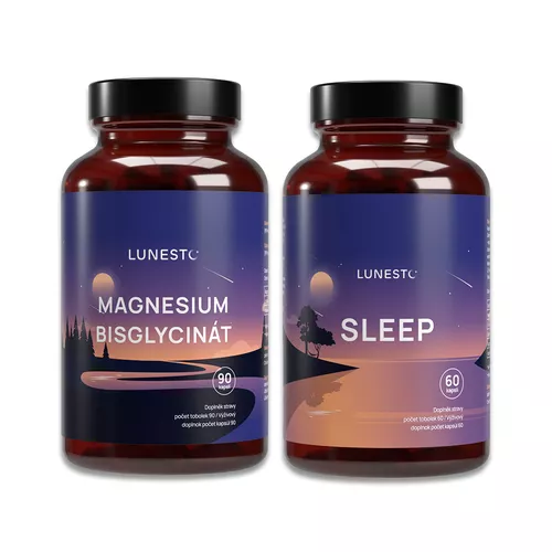 Lunesto Sleep 60 kapsúl & Lunesto Magnesium Bisglycinát 90 kapsúl